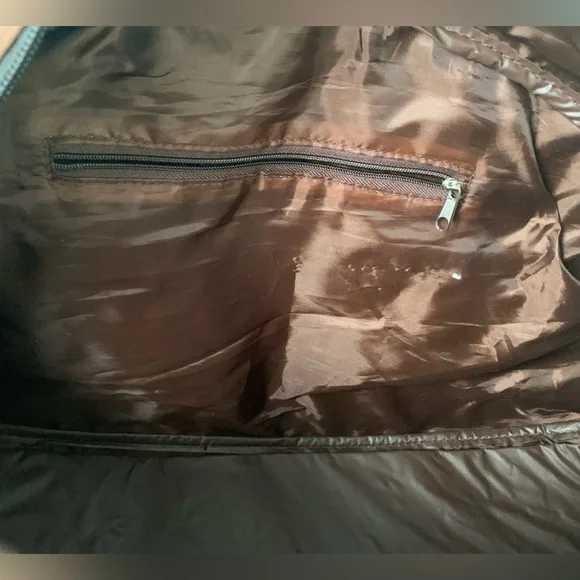 Ed Hardy Vintage Duffel Bag Brown with Colorful Design (Men or Women) - Picture 6 of 9